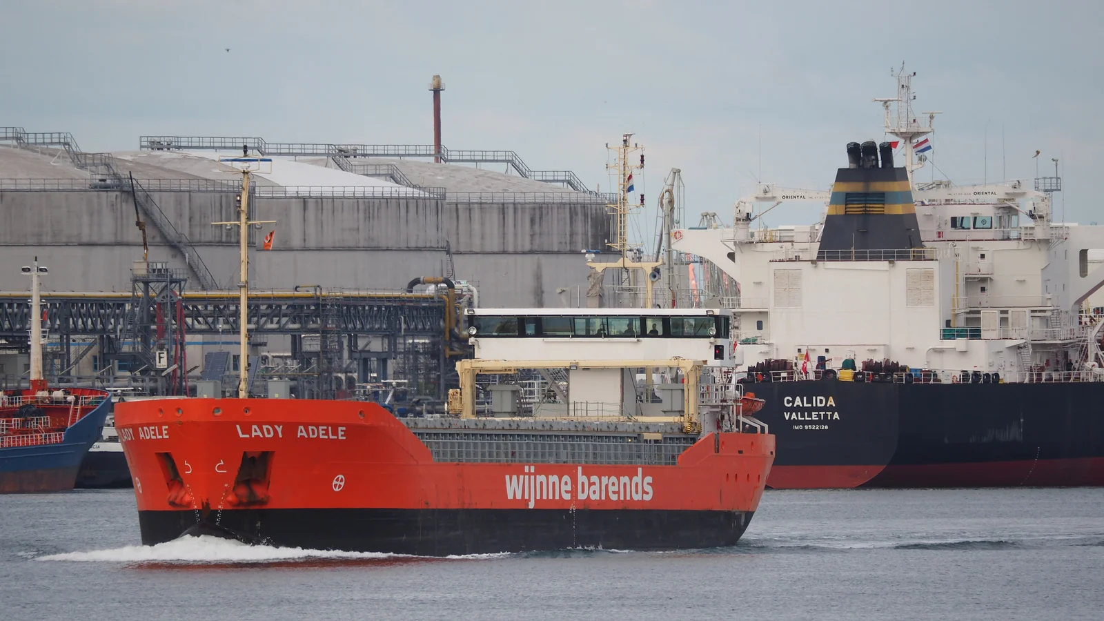 Photographed in the Port of Rotterdam, the Netherlands.