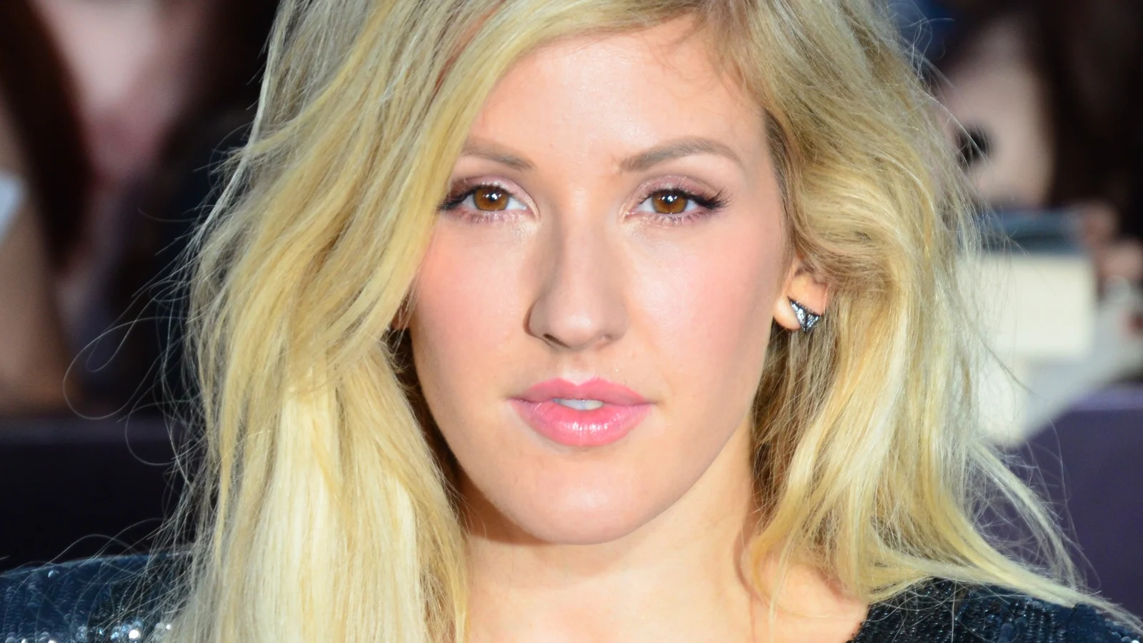 Singer Ellie Goulding at the film premiere of "Divergent" on March 18, 2014