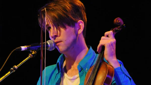 Final Fantasy (Owen Pallett) performs at Hillside 2009 on the last day of the festival.