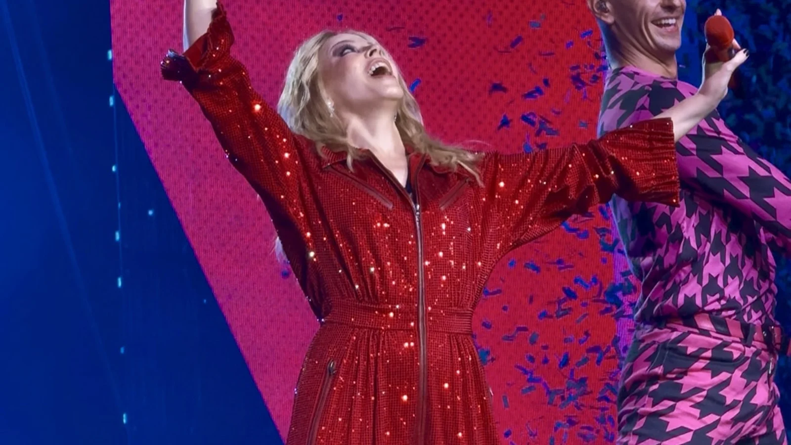 Photo of Kylie Minogue performing in Thailand