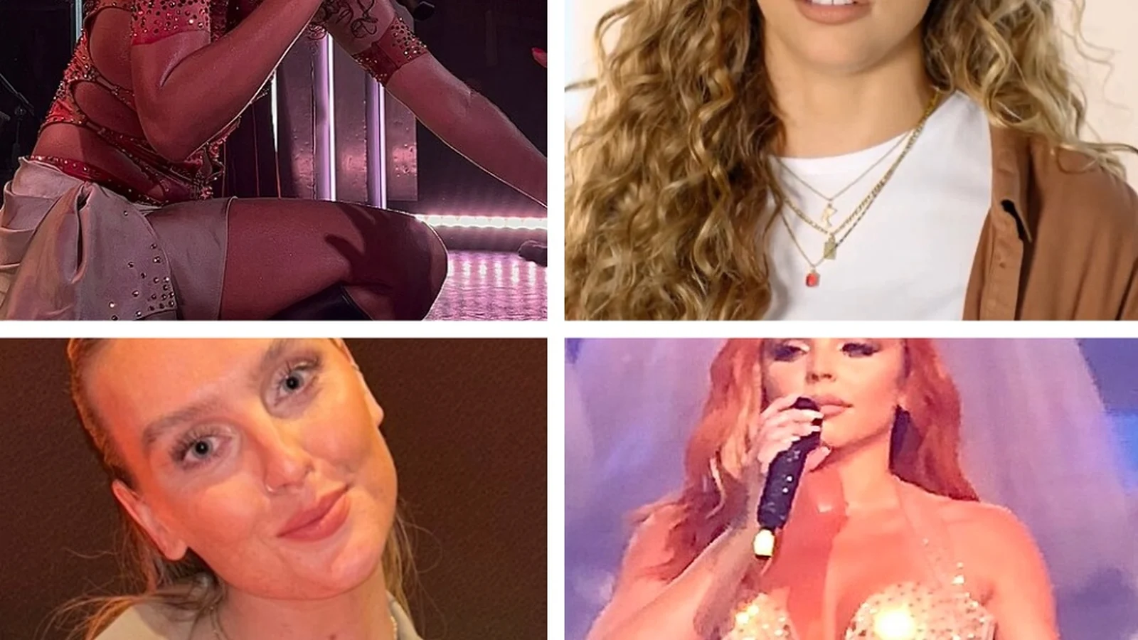 Collage of members of Little Mix's 2011-2020 and 2021–present lineup. (L-R, Top-Bottom), Top: Leigh-Anne Pinnock, Jade Thirlwall, Bottom: Perrie Edwards, Jesy Nelson. Image sources (in order): https://en.wikipedia.org/wiki/File:Leigh-Anne_i