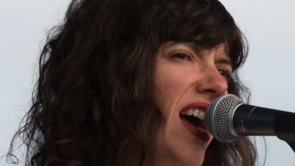 Natalie Prass performing at the 2015 Hillside Festival in Guelph, ON