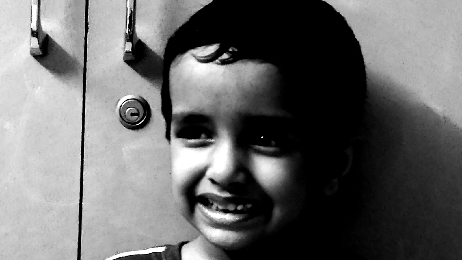 Naughty boy with expression