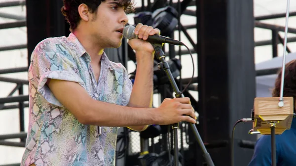 Alan Palomo of Neon Indian at Governors Ball 2011