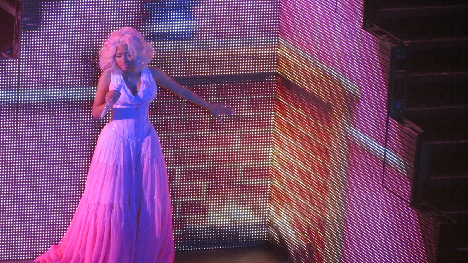 Nicki Minaj performing at the HMV Hammersmith Apollo on June 25, 2012 in London, England on the Pink Friday Tour.
