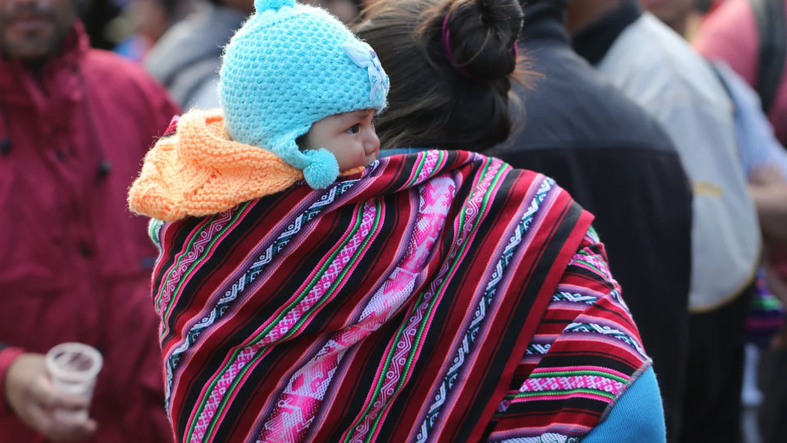 Papoose in Cusco, Peru