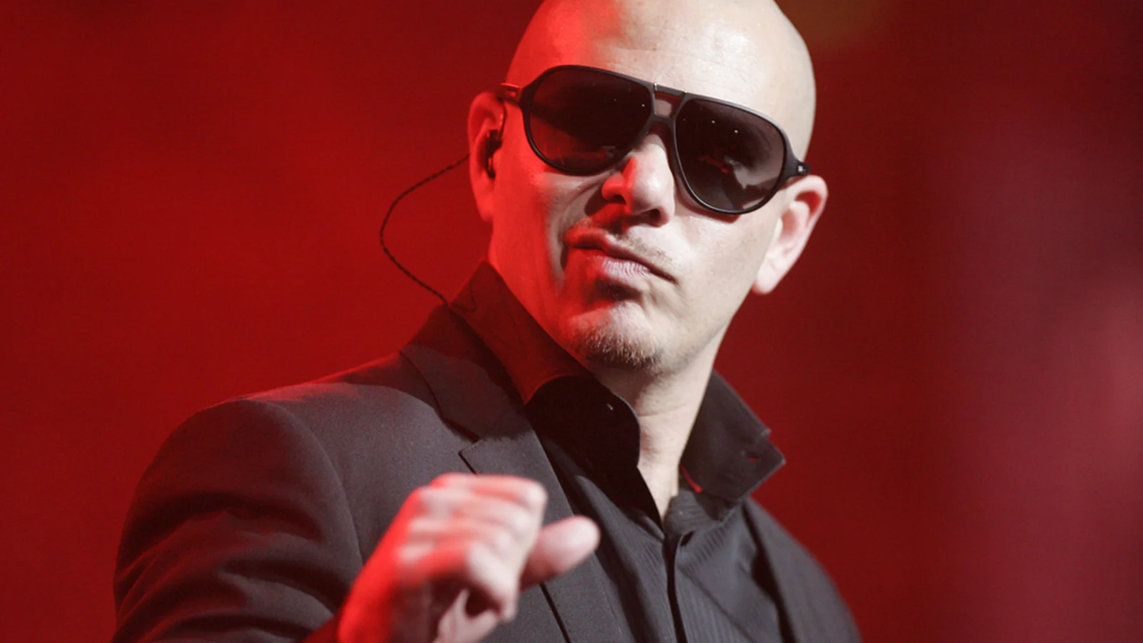 Pitbull performing at the Australian leg of his Planet Pit World Tour in Sydney, Australia.