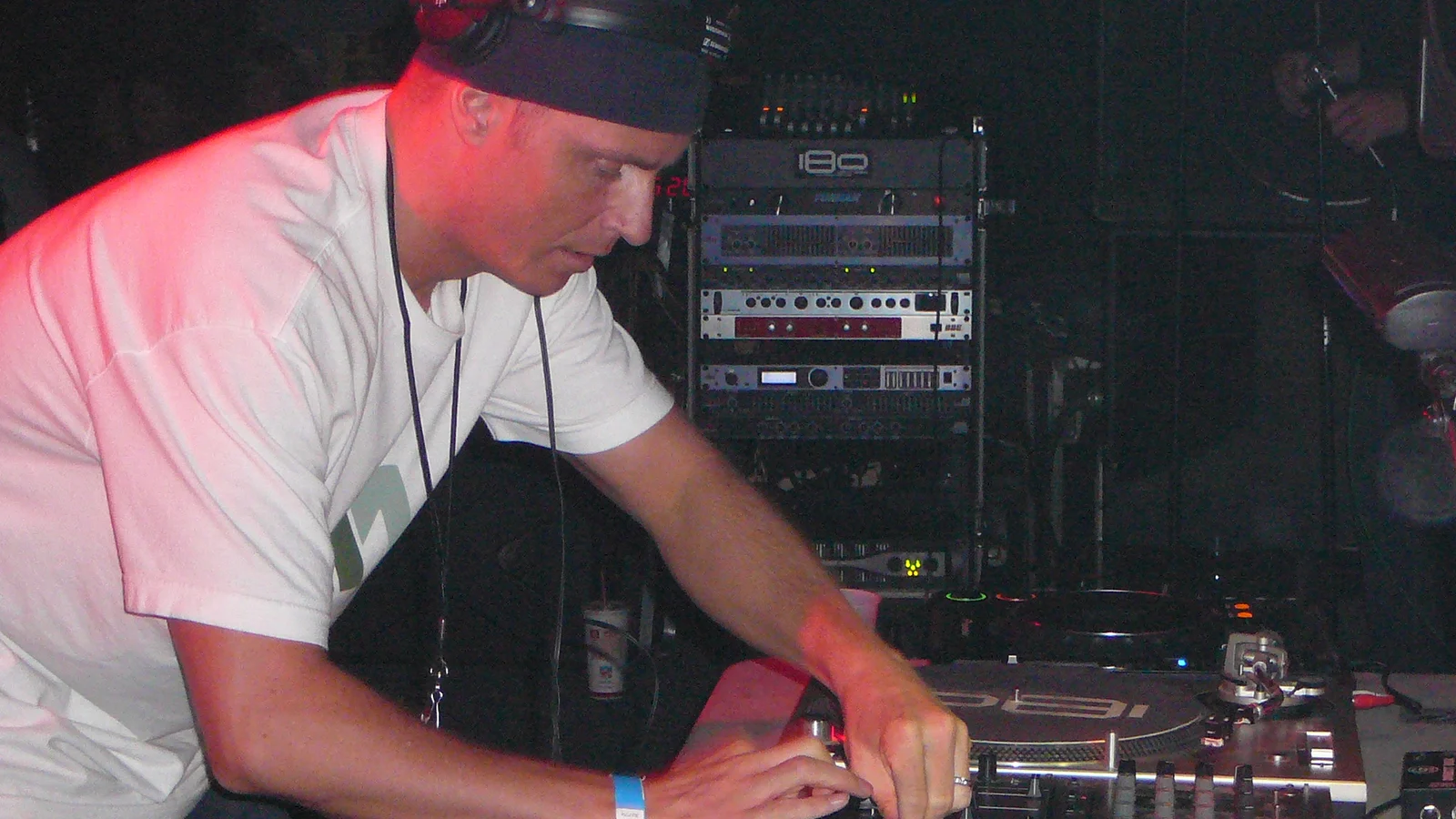Teebee playing at the Masquerade in Atlanta, 2007.