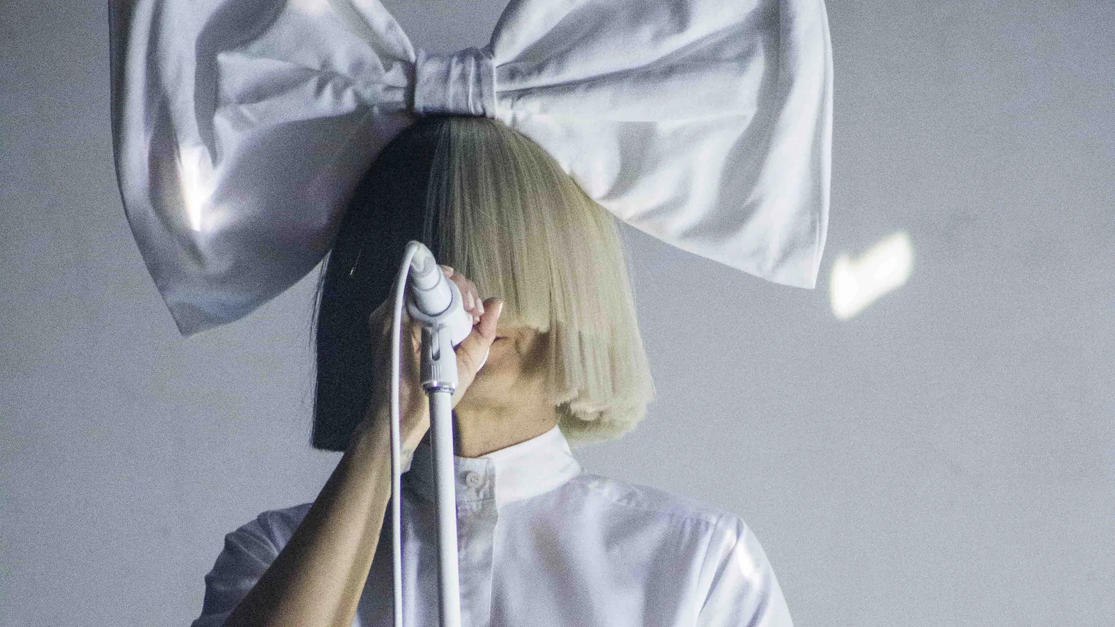 Sia live in Boston in 2016.