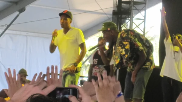 Odd Future with Pharrell Williams.
