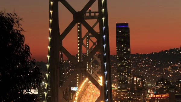 500px provided description: Bay bridge - San Francisco [#city ,#nature ,#travel ,#cityscape ,#beautiful ,#san francisco ,#awesome ,#bay area ,#nature photograph]
