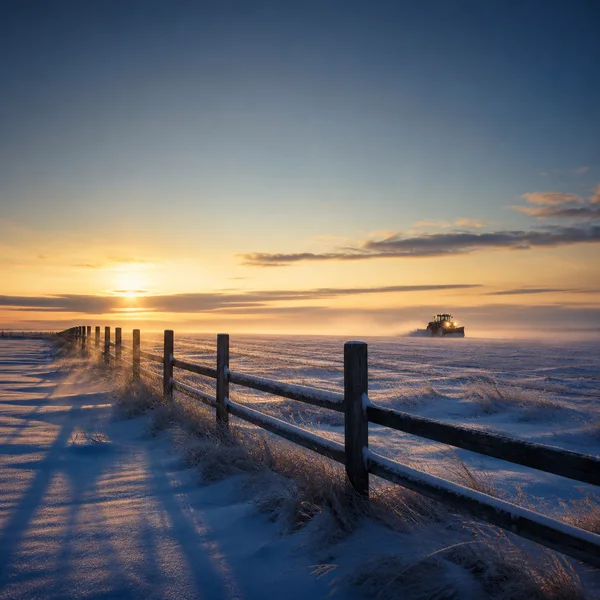 Plow Lights at Dawn artwork