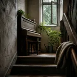 Mercy in the Stairwell artwork