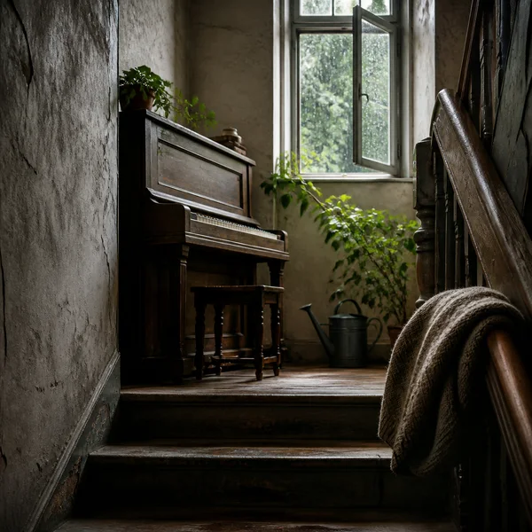 Mercy in the Stairwell artwork