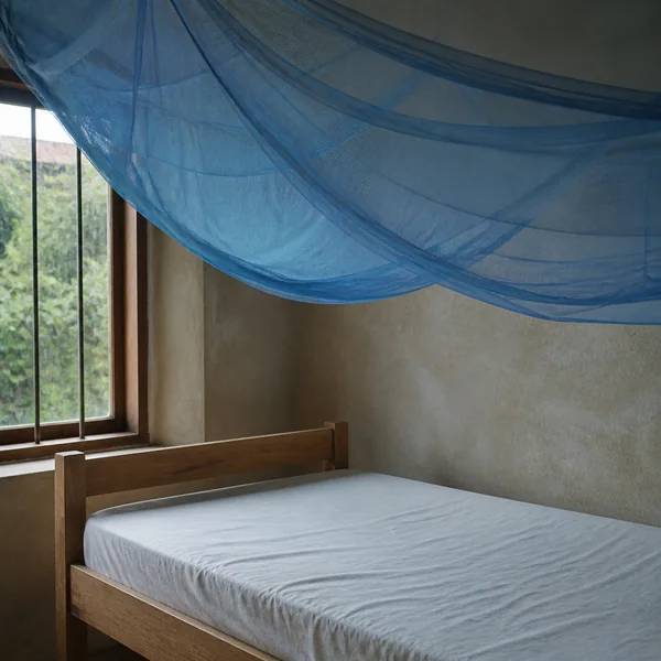 Blue Mosquito Net artwork