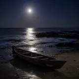 Moonlight at N'Gor artwork