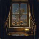 Palm on the Window artwork