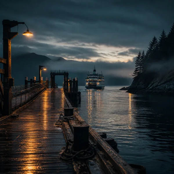 Last Ferry in November artwork