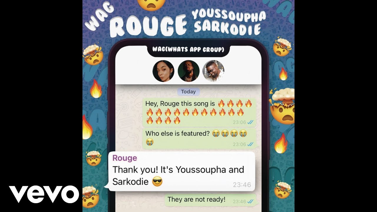 Rouge - W.A.G (Official Audio) ft. Sarkodie, Youssoupha