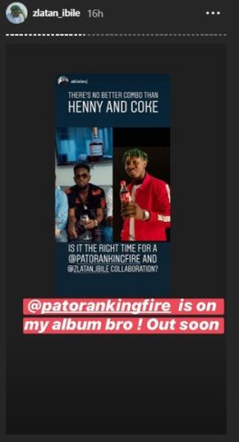 Zlatan Announces Debut Album And Collaboration With Patoranking 1