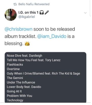 Leak Alert! Chris Brown’s Incoming Album, 'Indigo Extended' Track List Leaked 2