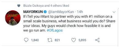 Mayorkun To Support Young Entrepreneurs That Have Good Business Ideas 2