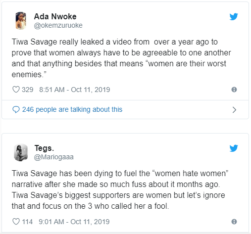 Tiwa Savage Exposes City Fm Oaps Insultining Her In A Leaked Video 2