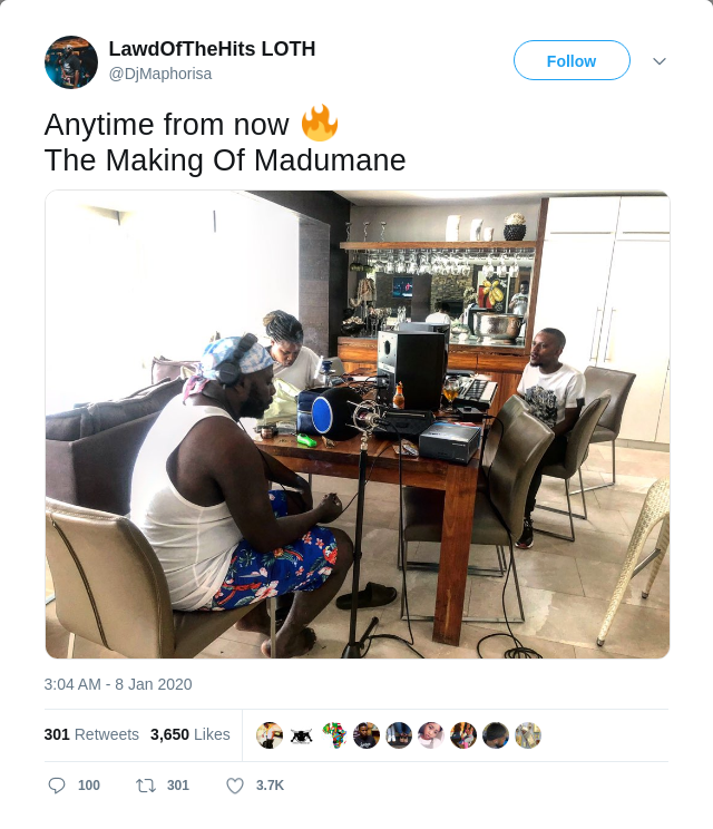 Get Ready! Dj Maphorisa Is Already Working On New Songs For 2020 2