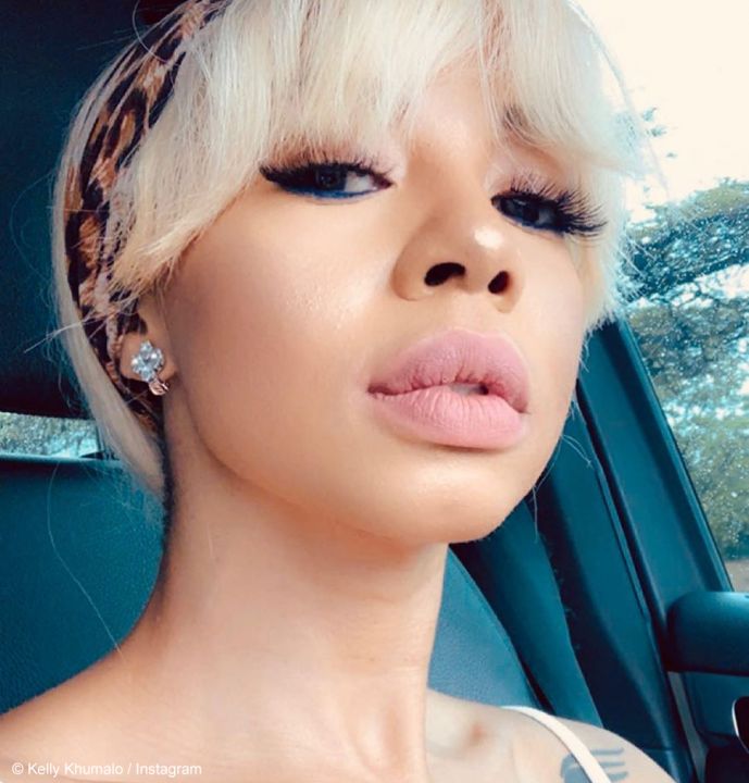 Kelly Khumalo Covers Up Matching Tattoo She Got With Chad Da Don