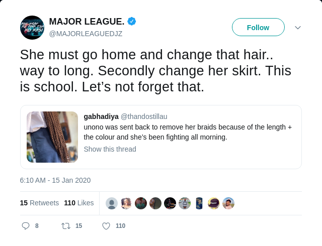 Major League Djz Join The Debate On School-Appropriate Hair 3