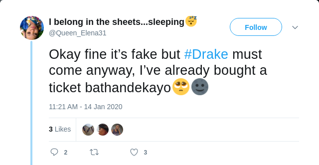 Rumours About Drake Coming To South Africa Is Not Real 3