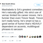 South Africans Debate Over Who Is Funnier : Trevor Noah Or Mashabela Galane? 9