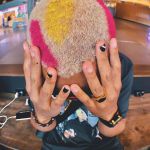 K.o Debuts Colourful Hairdo In Norway 4