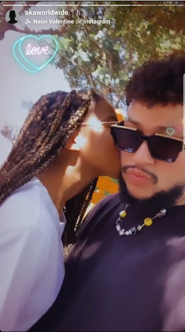 AKA And New Bae,Nelli Tembe Flaunt Love in Cape Town
