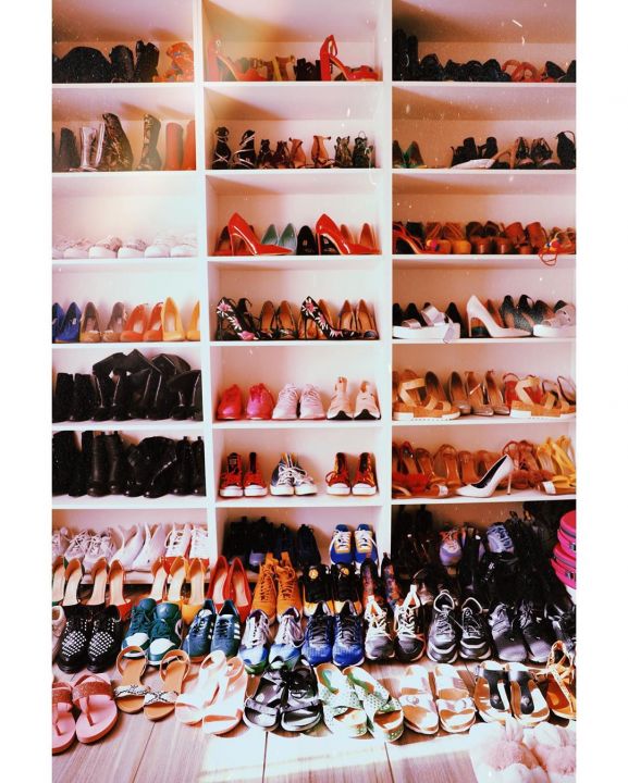 Lady Zamar Displays Her Shoe Collections 2