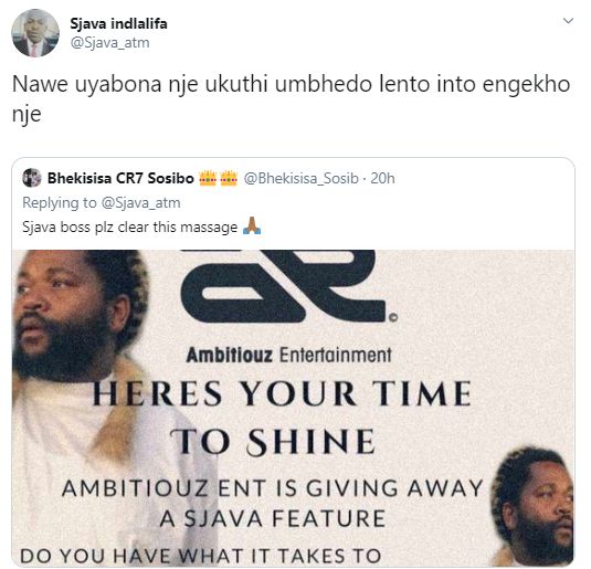 Sjava Call Fliers Promoting Free Feature Fake 2