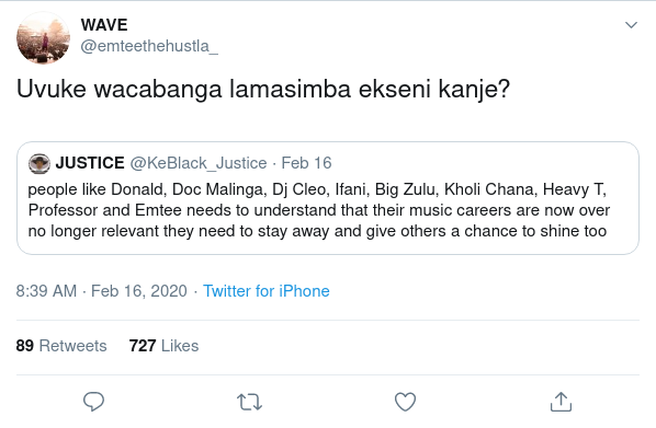 Reactions Trail Comment Saying Emtee Is No Longer Relevant 2