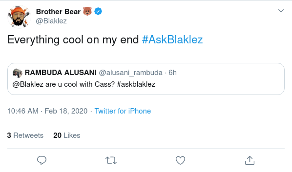 Blaklez Answers Questions On His Relationship With Cassper &Amp; If He Would Ever Collaborate With K.o 2