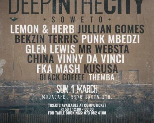 Listen To Black Coffee Live At Deep In The City Soweto 1