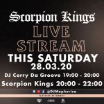 Live Stream Scorpion Kings, Dj Maphorisa, Kabza De Small Lockdown Party Today