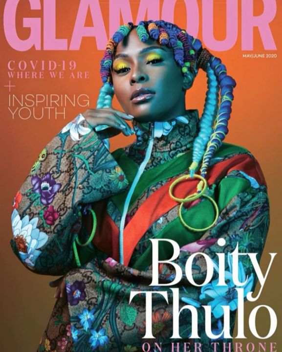 Boity Stuns On The Cover Of Glamour Sa Magazine 1
