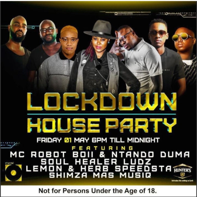 DJ Shimza, Mas Musiq, Speedsta, Lemon & Herbs, Ludz & Soul Healer For Friday 1st May Channel O Lockdown House Party Mix