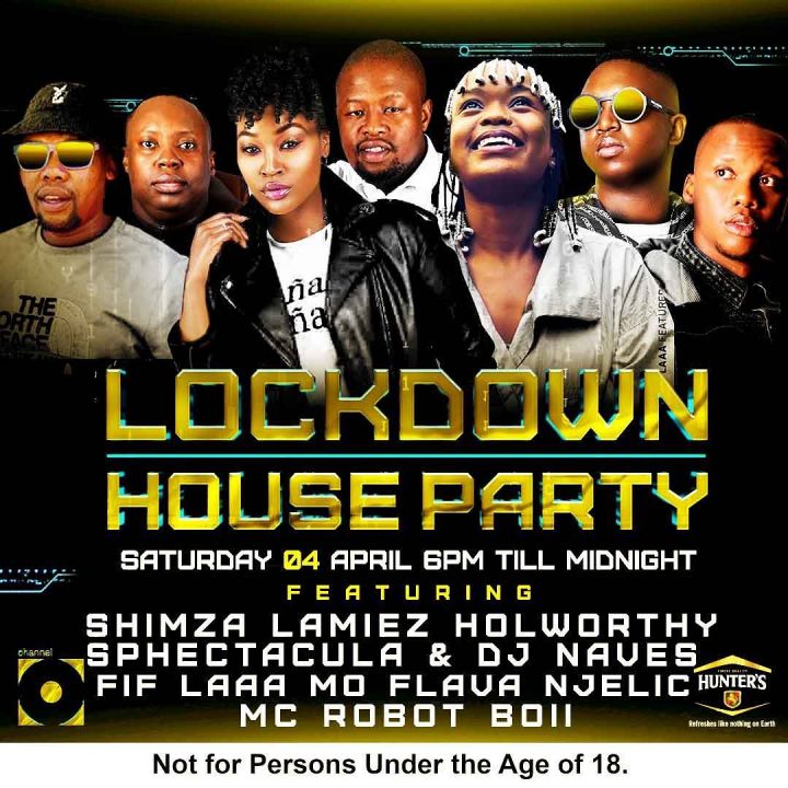 Watch Shimza, Sphectacula, Dj Naves, Mo Flava, Njelic, Lamiez Holworthy Lockdown House Party On Channel O 2