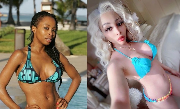 Peeps Are Not Having It With Khanyi Mbau Extremely Bleached Skin