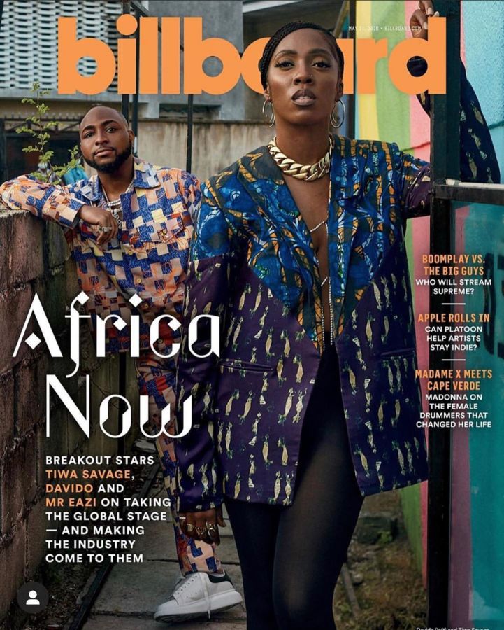 Africa Now, Davido, Tiwa Savage &Amp; Mr Eazi Covers Front Page Of Billboard Magazine 1