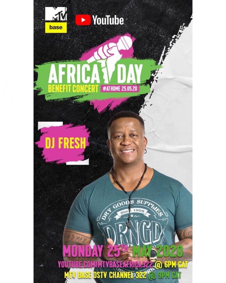 Kabza De Small, Dj Maphorisa, Nasty C, Yvonne Chaka Chaka, Dj Fresh And More Added To &Quot;Africa Day Benefit Concert&Quot; Lineup 3