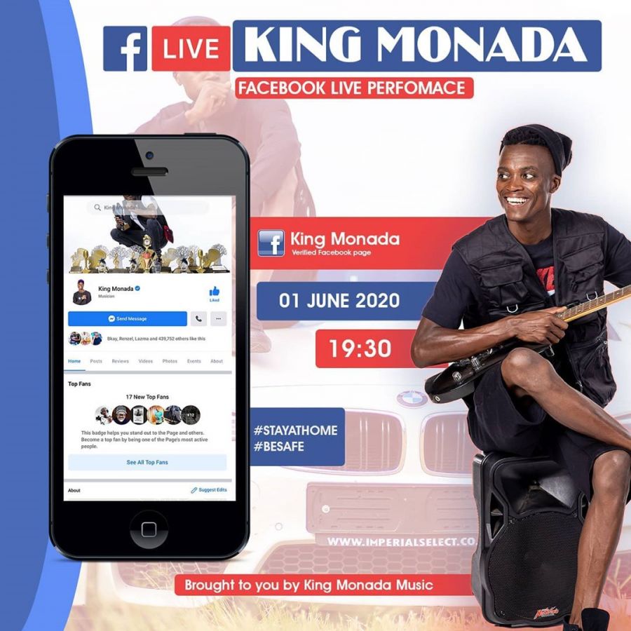 King Monada To Hold A Facebook Live Concert 2