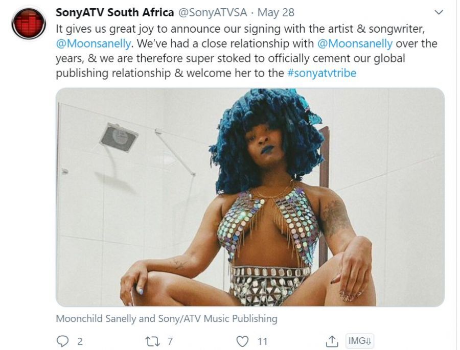 Moonchild Sanelly Bags A Publishing Deal With Sony/Atv South Africa 2