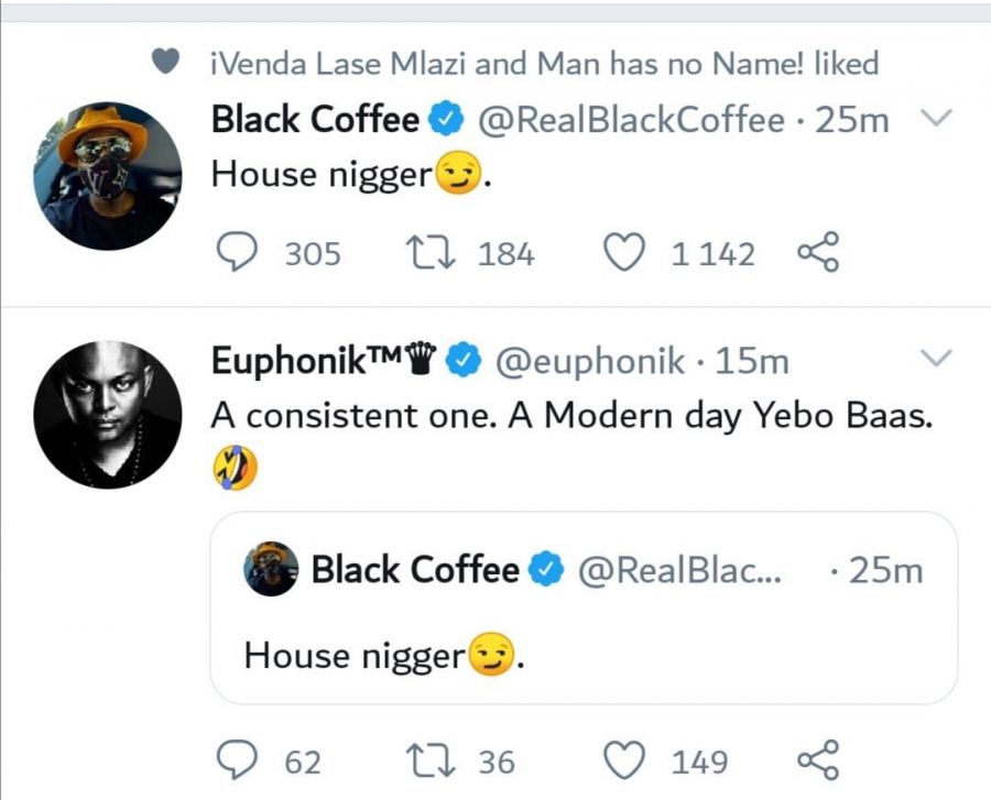 Prince Kaybee Unhappy With Black Coffee Calling Him &Quot;House Ni**Er&Quot; 2