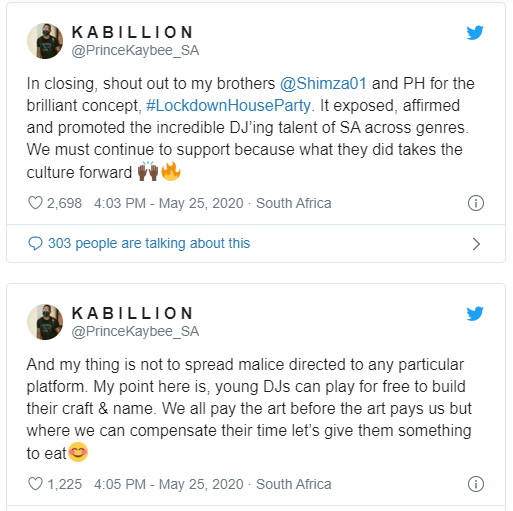 Prince Kaybee Gets Hailed For Lecturing Euphonik On Compensating Upcoming Djs 7